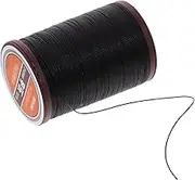 STOBOK Thread Alternative 0.45mm Round Waxed Thread Ideal for Leather Craft Beading Projects