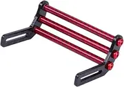 Ｓｉｍｈｏａ RC Vehicle Front Bumpers 1:10 Components 75mm for Trucks and Crawler Models, Red