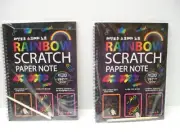 Rainbow Scratch Paper Art Set