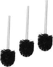 Toilet Brush Replacement Heads Pcs Set Soft Dense Bristles Efficient Cleaning for Homes Offices