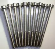 M5 x 0.8 x 70mm 18-8 Stainless Steel Socket Head Bolts (Qty 10)