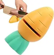 Cutter Sharpener Stone | Manual Sharpener Stone - Cutter Sharpener Tool with Non-Slip Base, Kitchen Tools Mini Sharpener, Cartoon Shape, Kitchen Gadgets Borato