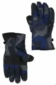 $42 Hawke & Co. Men's Mid Weight Field Nylon Gloves Fractal Camo, Size S/M