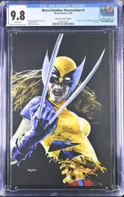 MARVEL ZOMBIES RESURRECTION #1 - MIKE MAYHEW VIRGIN VARIANT EXCLUSIVE CGC 9.8