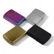 4-Pack Oil Lighter Metal Flip Top Windproof Fluid Refillable