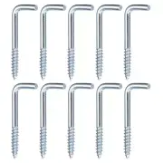 40mm/1.57" Ceiling Hooks Cup Hook Screw-in Hanger for Indoor and Outdoor 50pcs