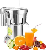 Commercial Juicer, Heavy Duty 370W Cold Press Juicer, 2800RPM Electric Citrus Juicer, Centrifugal Citrus Juicer with Removable Filter for Easy Cleaning