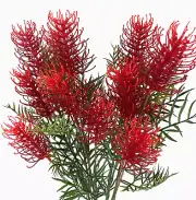 AUSTRALIAN NATIVE FLOWER RED GREVILLEA STEMS GARDEN FLOWERS ARTIFICIAL FLOWERS