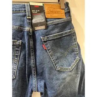 Levis 男款 512 Taper 中藍水洗 上寬下窄 赤耳「專櫃正品」