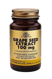 Solgar Grape Seed Extract 100 mg Vegetable Capsules, 30