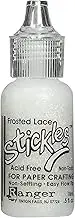 Ranger Stickles Glitter Glue .5oz, Frosted Lace, 3 x 1 x 1
