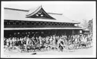 Herd Of Goats Running Along Crowd Of Spectators Showing Oriental - Old Photo
