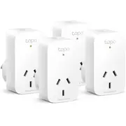 TP-Link Tapo P100 Mini Wi-Fi Smart Plug - 4-Pack