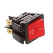 Champion 512221 Switch, Rocker, Dpst, Red Neon, 250V