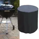 Outdoor BBQ Grill Stove Cover Gas Fire Pit Heavy Duty Waterproof Round Cover
