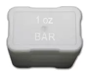 One New CoinSafe 1oz Silver Bar Tube - Holds 20 Bars - Heavy Duty Tube With Lid