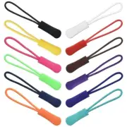 120 Pcs Nylon Cord Zipper Pulls Tab Tags Replacement Extension Fixer for Jackets