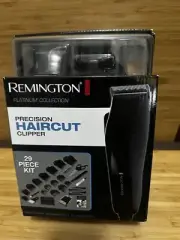 Remington Precision Haircut Clippers Platinum Collection - Corded - 29 Piece NEW