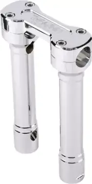 Thrashin Supply Chrome 8" Hole Shot Risers Internal Wiring 3.5" Center Harley