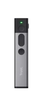 Trust Kazun Presenter, Pointer, USB Rechargeable Black & Gray