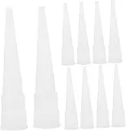 20Pcs Caulk Nozzle Applicator Reusable Caulking Tips for Home Kitchen Bathroom Easy to Clean Caulk Finishing Tools Versatile Extension Nozzles for Gaps and Sealing