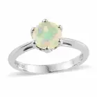 ‘Rhapsody' Super 0.75ct AAAA Welo Opal Solitaire set in 950 Plat #N