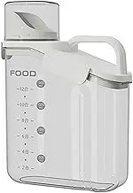 Cereal Containers Storage with Lids,1.5/2L Airtight Large Dry Food Storage Containers with Pouring Spout,Thicken Plastic Clear Food Storage Box, for Flour, Sugar and Cereal