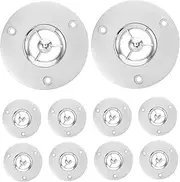 10pcs Car Speaker Tweeter Dome Cover Round Mesh Grill Guard Acoustic Panel Protector for Car Audio Protection
