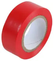 Dolphy Floor Marking Tape Red (Pack of 5) - High Visibility Safety Tape, Strong Self-Adhesive, Durable & Weather-Resistant for Hazard Marking, Warehouse, Workshop, Traffic Zones