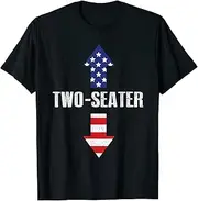 [VidiAmazing] Two-Seater Veteran 4th of July Independence ds1572 T-Shirt