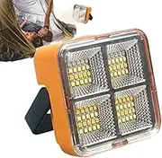 Rechargeable Work Light | USB Rechargeable Magnetic Work Light | Portable Work Light with Handle, Energy-Saving Working Light for Camping, Survival