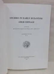 ANS Numismatic Studies #17 Studies in Early Byzantine Gold Coinage Hahn Metcalf