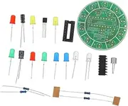 Gatuida Assemble Your Own DIY Electrical Circuit Sound Activated Rotating Led Lamp Educational Science Experiment Kit