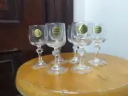 Paris Roal Cristal D'Arques 6pc 2.25oz Cordial Glasses Clear Crystal NWB