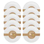 120pc Lemon & Lime Eco/Biodegradable/Compostable Disposable 18cm Side Bowl White