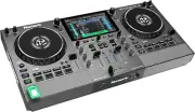 Numark Mixstream Pro Go Portable DJ Controller with Battery, Mixer with Stem Sep