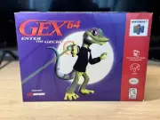 PROMO Gex 64 Enter The Gecko Nintendo 64 N64 Retail Display (Box Only)