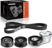 Engine Serpentine Belt Drive Kit Compatible with Ram ProMaster 1500 2014-2023, ProMaster 2500 2014-2023, ProMaster 3500 2014-2023, 3.6L