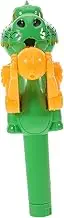 FRCOLOR Funny Dinosaur Lollipop Holder Robot Friendly Candy Launch for Birthday Parties and Family Gatherings Safe Design Green