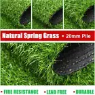 20mm Synthetic Grass Artificial Turf Plastic Fake Plant 3 Colored Spring Lawn