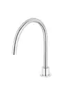 Meir Polished Chrome Round High-Rise Swivel Hob Spout