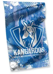 NORTH MELBOURNE KANGAROOS AFL Cape Wall Flag Banner