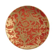 L'Objet Fortuny Dessert Plates, Pergolesi, Set of 4