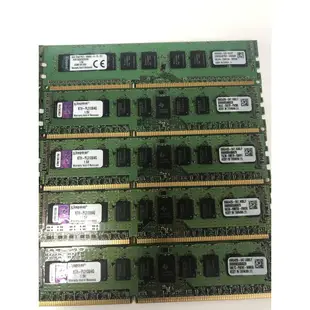 終身保固 DDR3 1333 ECC Reg 伺服器記憶體 8G，有金士頓、創見、威剛，都是終身保固，歡迎選購