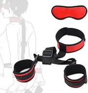 Sexy Fuzzy Handcuffs for Adults Couples for Bed Sex Tie Downs Straps Bondaged Kit Adults Bed Restraints for Couples Under King Bed Sexy Restraints for Women in Bed Frame Straps Sling Ropes Hoodies L17
