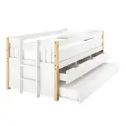 Kiki Solid Pine Bed with Thermis Mattress