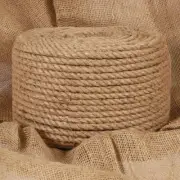 Rope 100% Jute 10 mm 250 m Natural Twine Garden Craft Heavy Duty Durable 43795