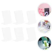 6 Pcs QR Code Payment Card Frame Holder Stand Photo Stands for Table Display