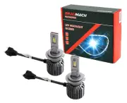 BRAUMACH 6000K LED Headlight Bulbs Globes H7 For Smart Forfour Brabus Hatchback