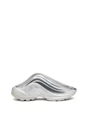 [Diesel] Diesel - S-D-Runner-Metallic mules - Sneakers - Unisex - Silver 37 Silver